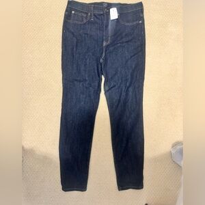 J. Crew Dark Blue Straight Jeans